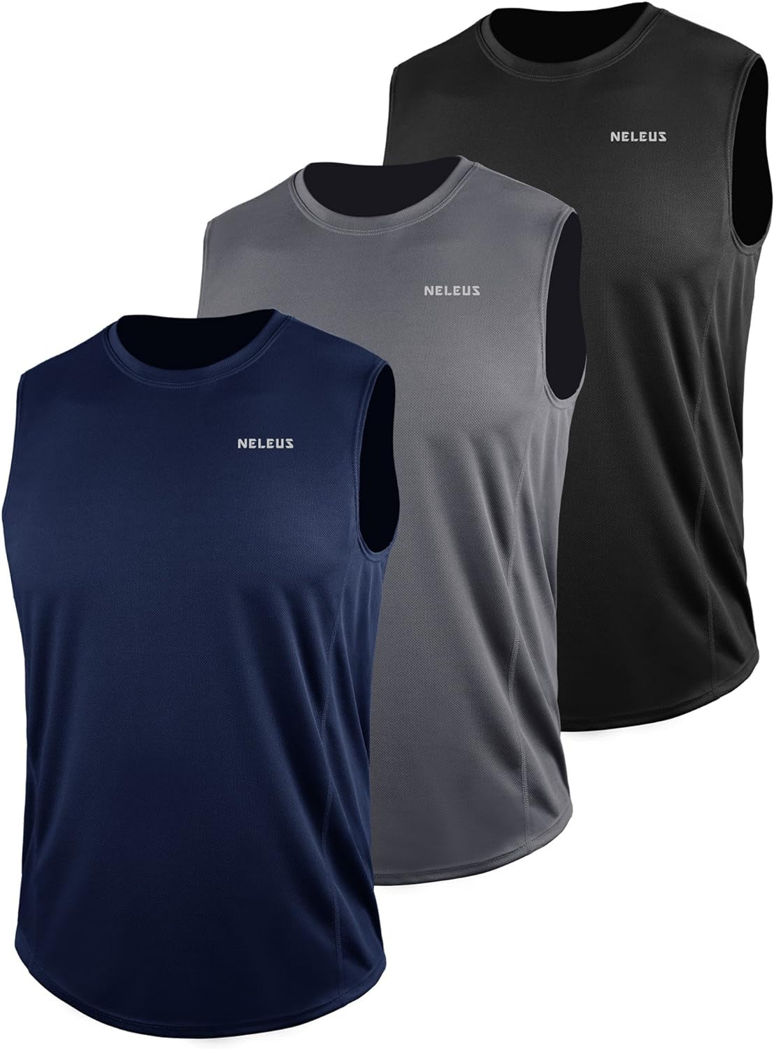 Men'S Dry Fit Workout Running Muscle Tank Top